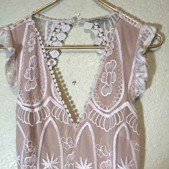 Lace dress floor length - Picture 4 of 10